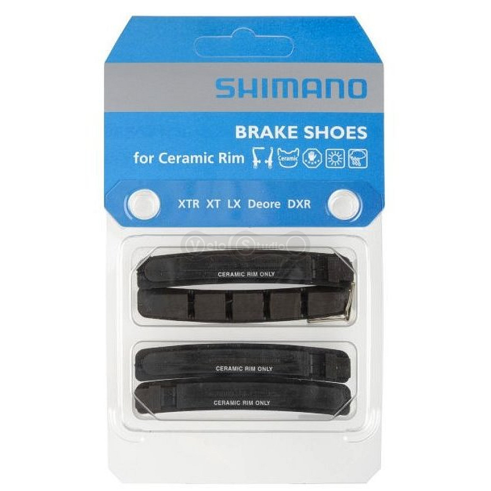 Резиновые накладки на тормоз Shimano BR-M970/M739 для керамического обода (2 пары)
