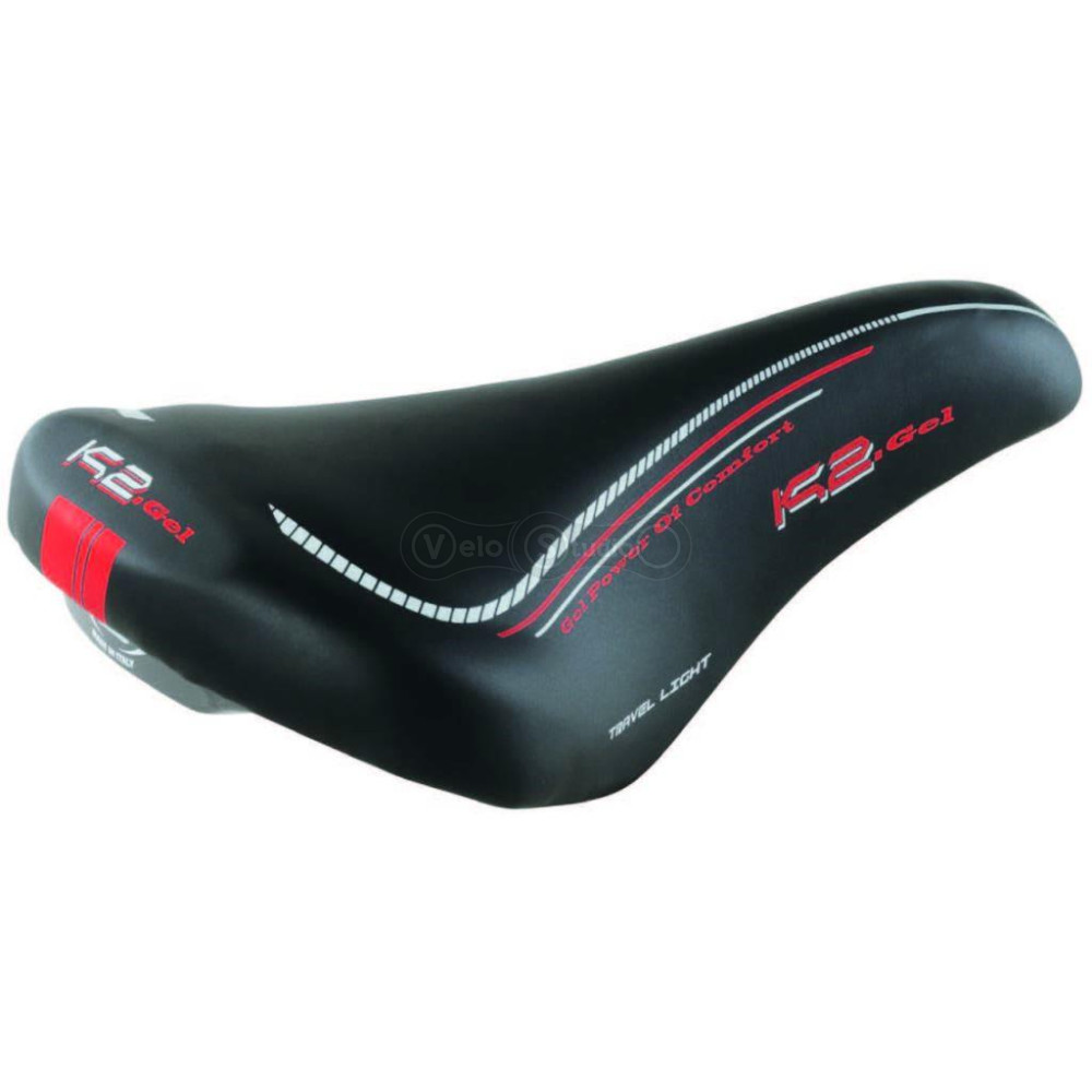 Седло Monte Grappa K2 GEL TECH чёрное 285x160 мм