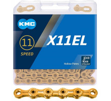 Ланцюг KMC X11EL Ti-N Gold 11 швидкостей 118 ланок + замок