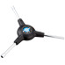 Ключ для спиц Park Tool SW-15 трехсторонний торцевой: 3,2/5/5,5 мм