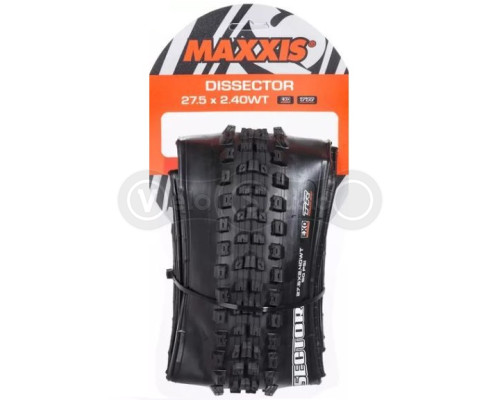 Вело покрышка Maxxis Dissector 27,5x2.40WT, складная, EXO/TR, 60TPI