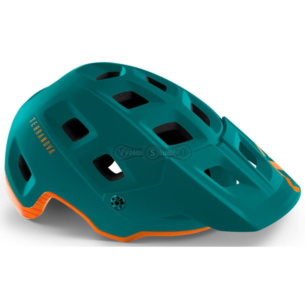 Вело шолом MET Terranova Alpine Green Orange L (58-61 см)