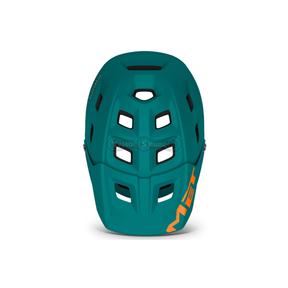 Вело шолом MET Terranova Alpine Green Orange L (58-61 см)