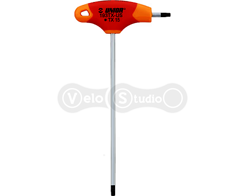 Ключ Unior Tools із профілем TORX з Т-подібною рукояткою TX 15 RED