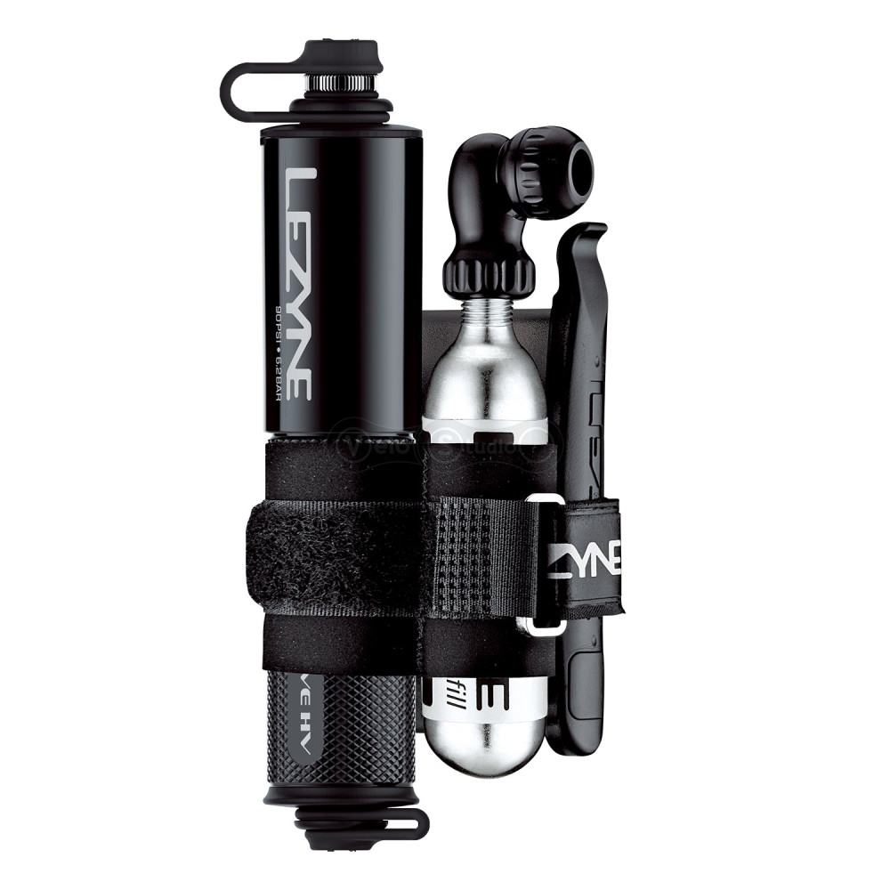Ручной насос Lezyne Pocket Drive HV 90 psi чёрный