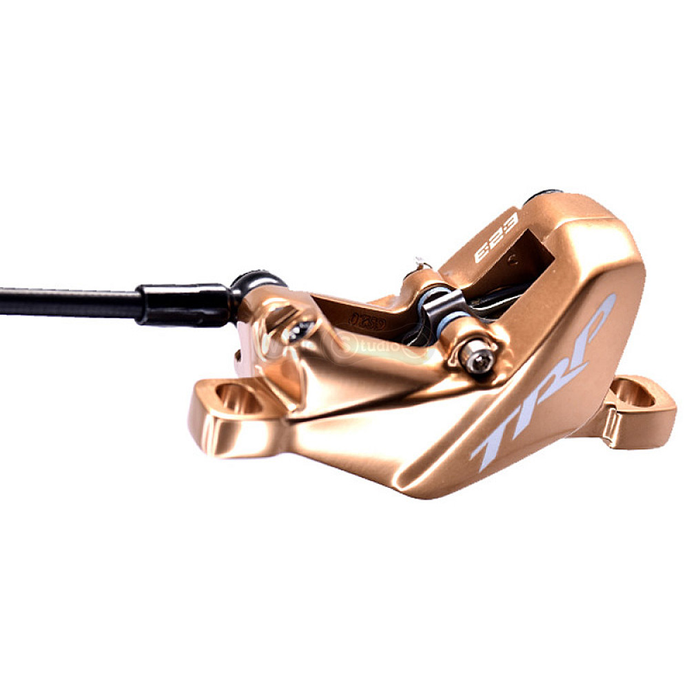 Гальмо гідравлічне TRP DHR EVO M846 J-Kit Gold 4 поршня переднє