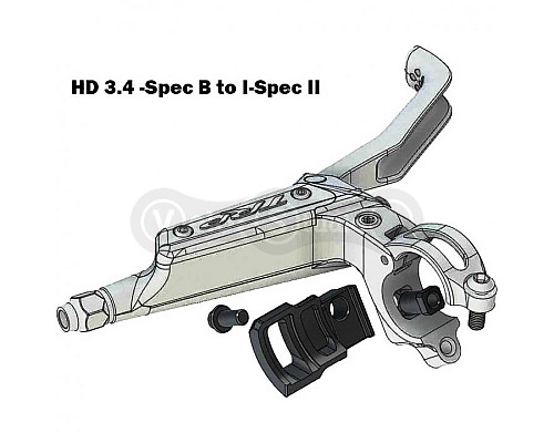 Адаптер для тормозной ручки TRP HD3.4 I-SPEC II MatchMaker левый