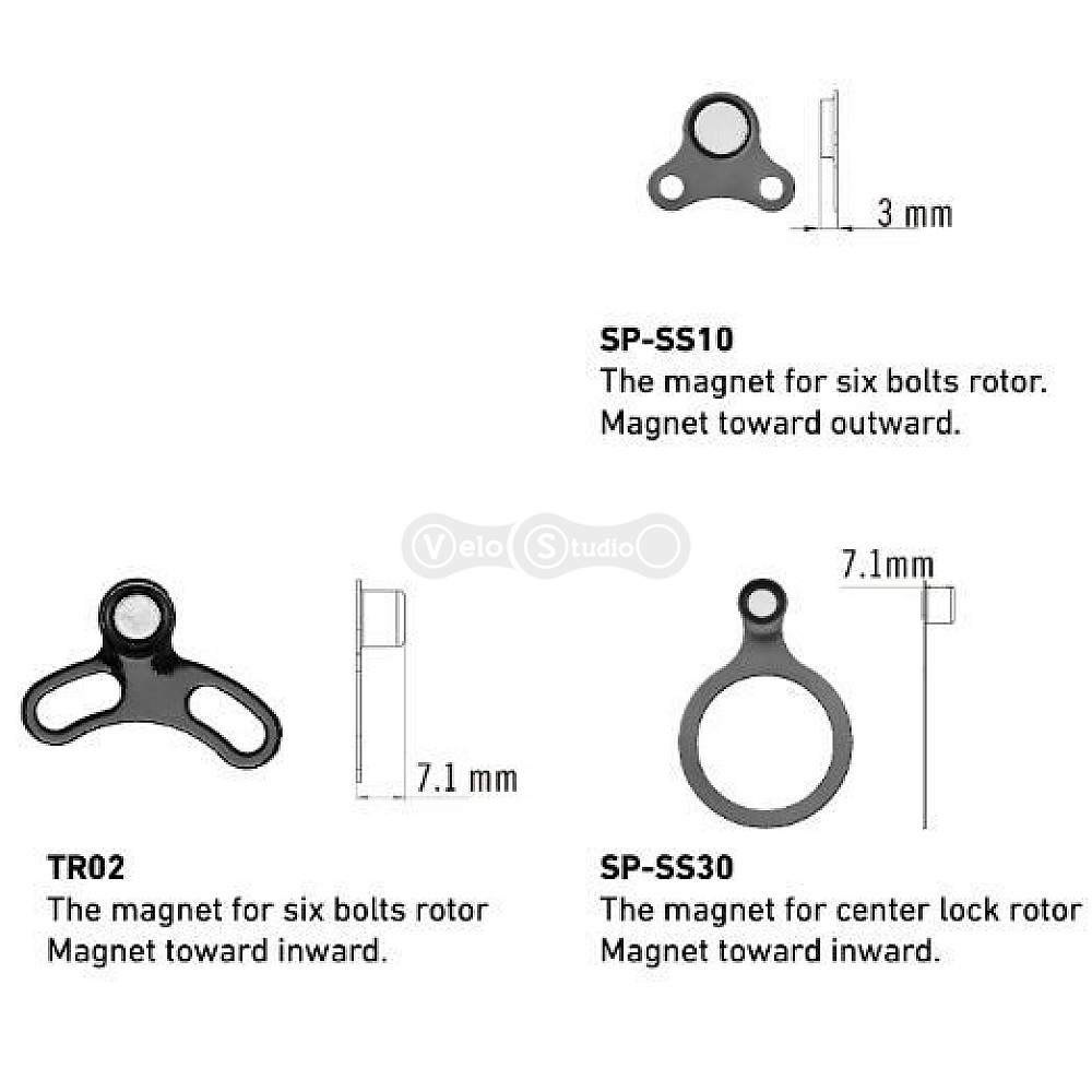 Магніт датчика швидкості TRP SP-SS20 Center Lock