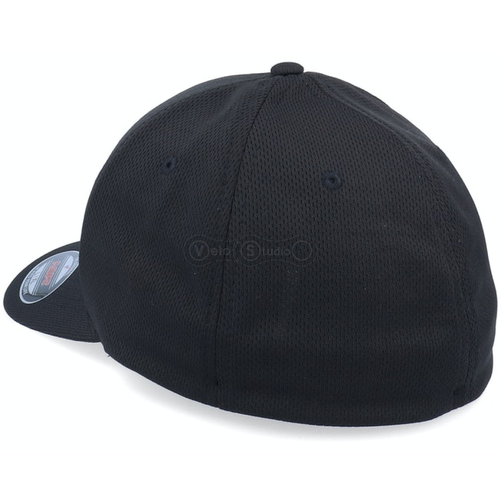 Кепка FOX Apex Flexfit Hat Black/Yellow S/M