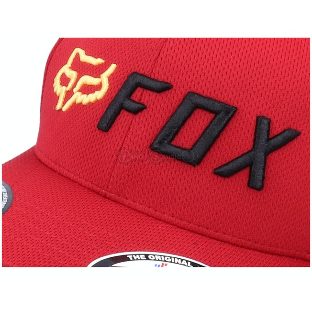 Кепка FOX Apex Flexfit Hat Red/Black S/M