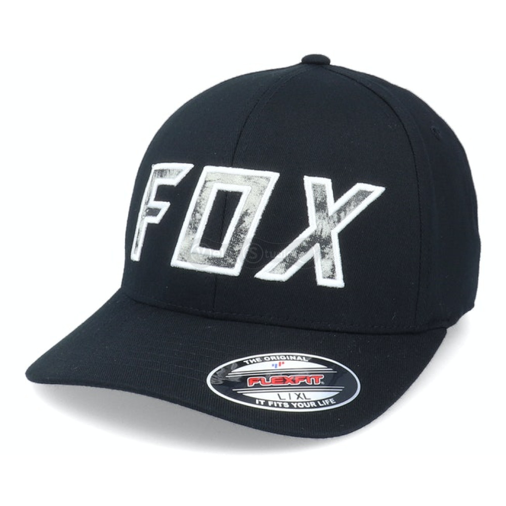 Кепка FOX Down N Dirty Flexfit Hat Black/White S/M