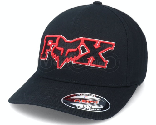 Кепка FOX Ellipsoid Flexfit Hat Black S/M
