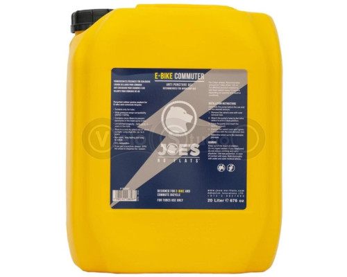 Герметик Joes No Flats E-Bike Commuter Gel Sealant 20 литров для камер