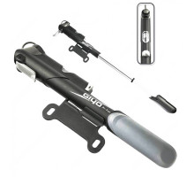 Насос Giyo GP-63S з манометром чорний телескопічний