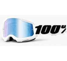 Очки-маска Ride 100% STRATA Goggle II Everest - Mirror Blue Lens