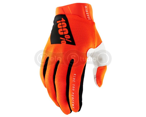 Рукавички Ride 100% Ridefit Fluo Orange розмір M