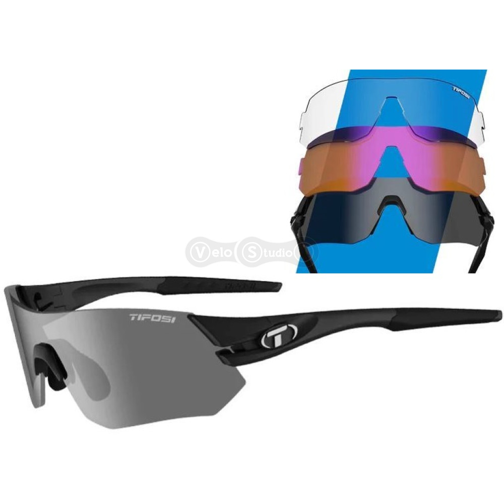 Очки Tifosi Tsali Matte Black сменные линзы Smoke/AC Red/Clear