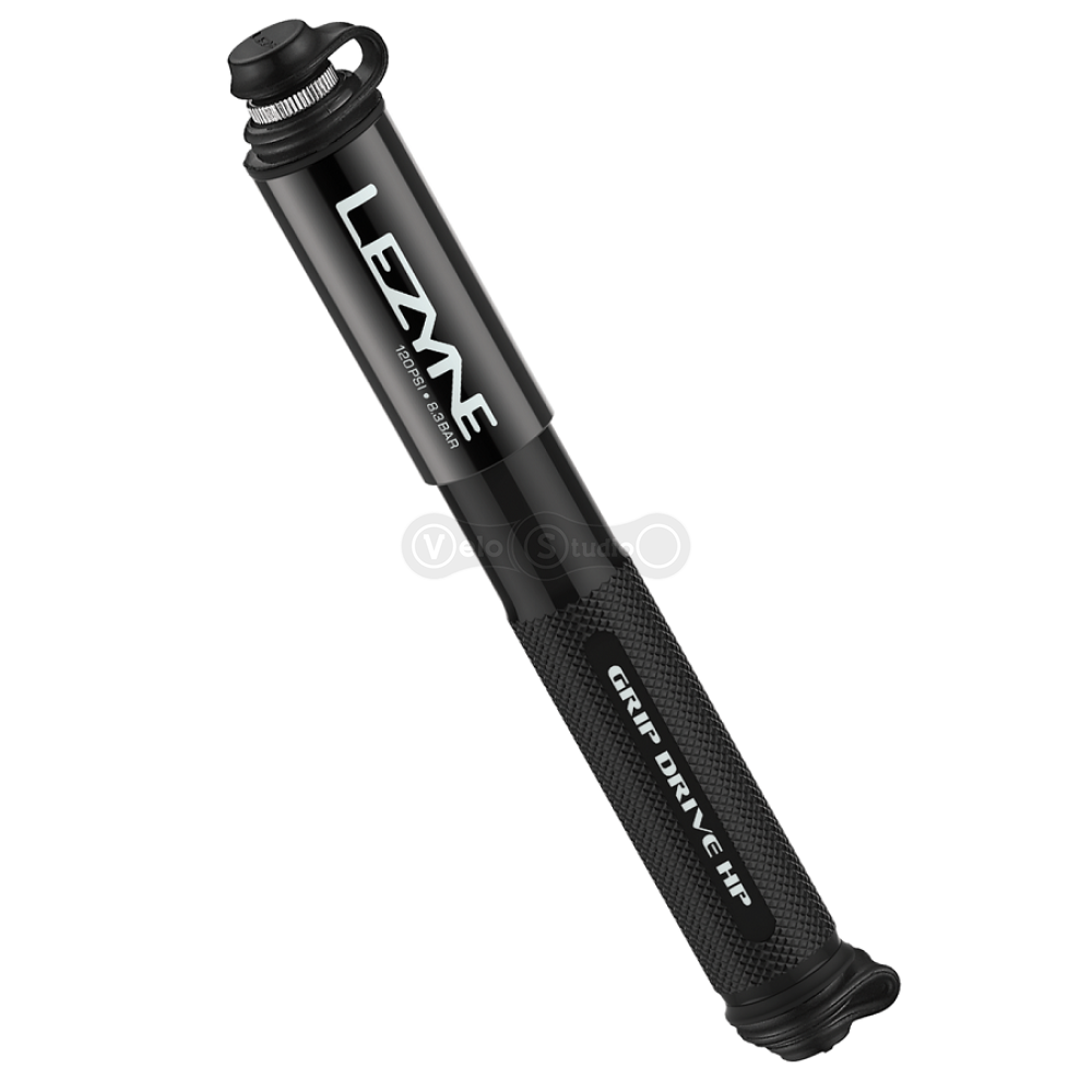 Ручний насос Lezyne Grip Drive HP-120 psi S-186 мм чорний