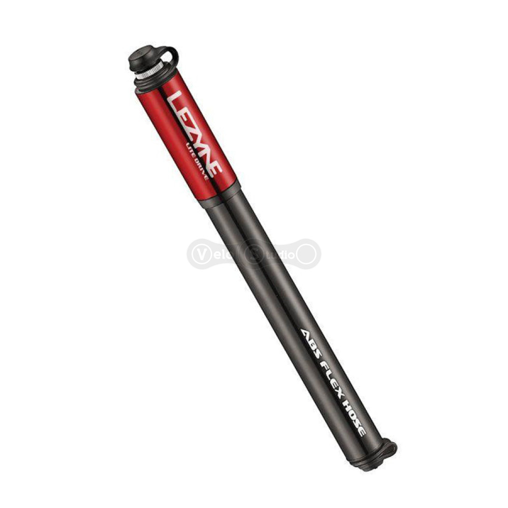 Велонасос Lezyne Lite Drive 160 psi M-216 мм червоний