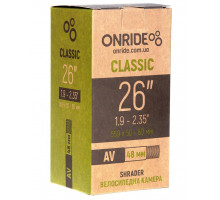 Вело камера ONRIDE Classic 26x1.9-2.35 AV 48