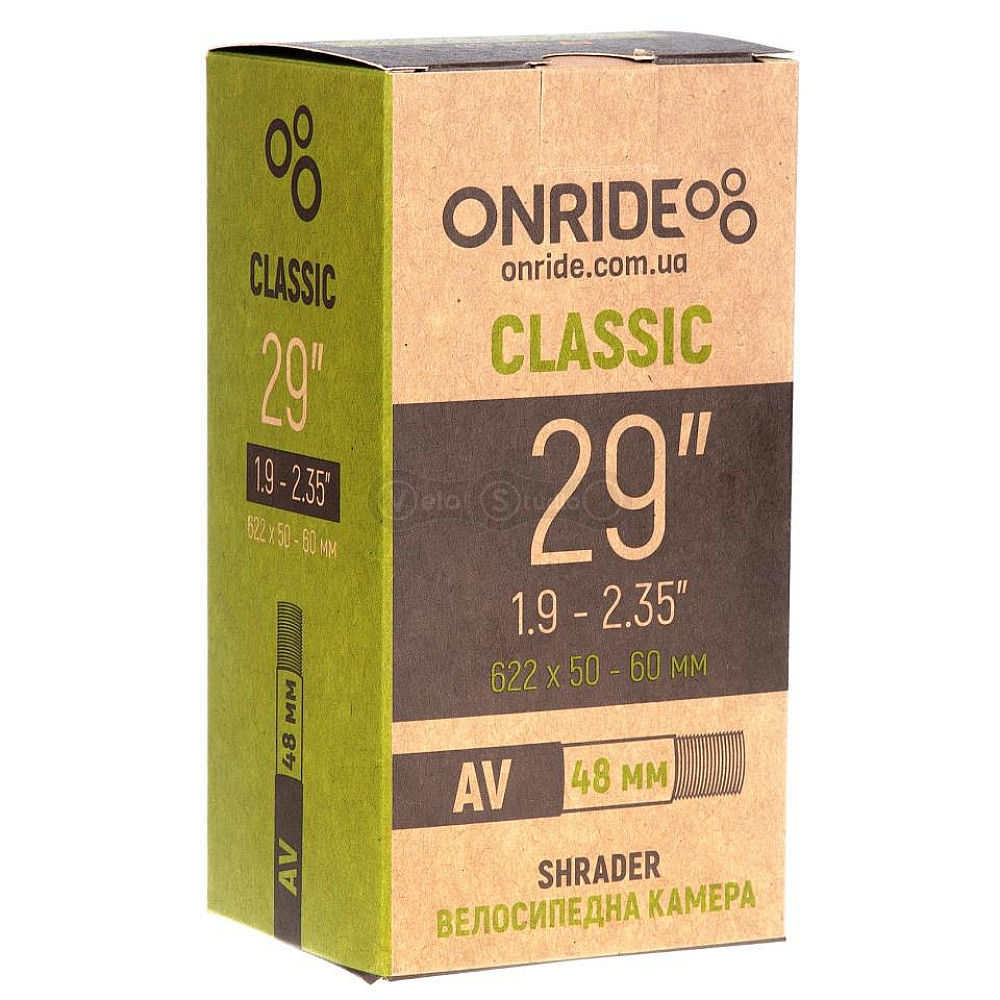 Вело камера ONRIDE Classic 29x1.9-2.35 AV 48