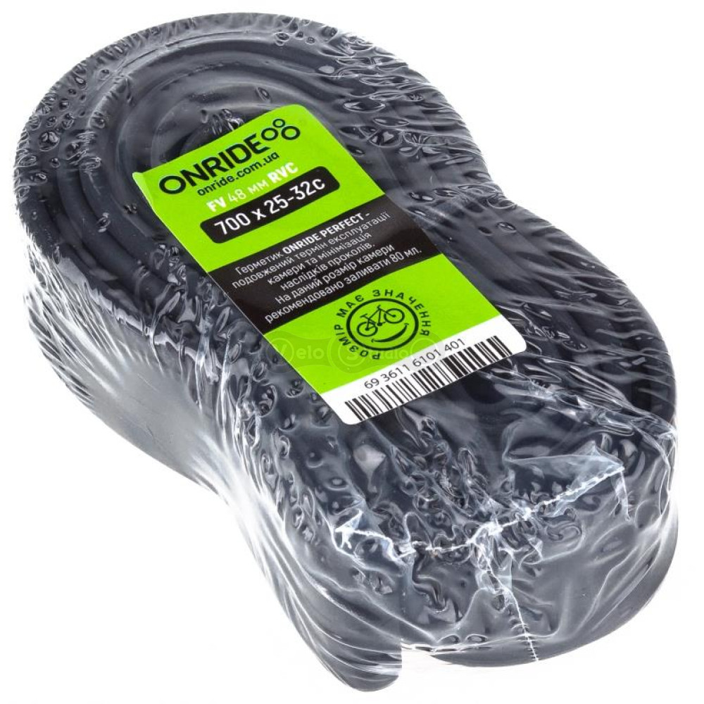 Велосипедна камера ONRIDE Classic RVC 700 x 25-32c FV 48 (polybag)