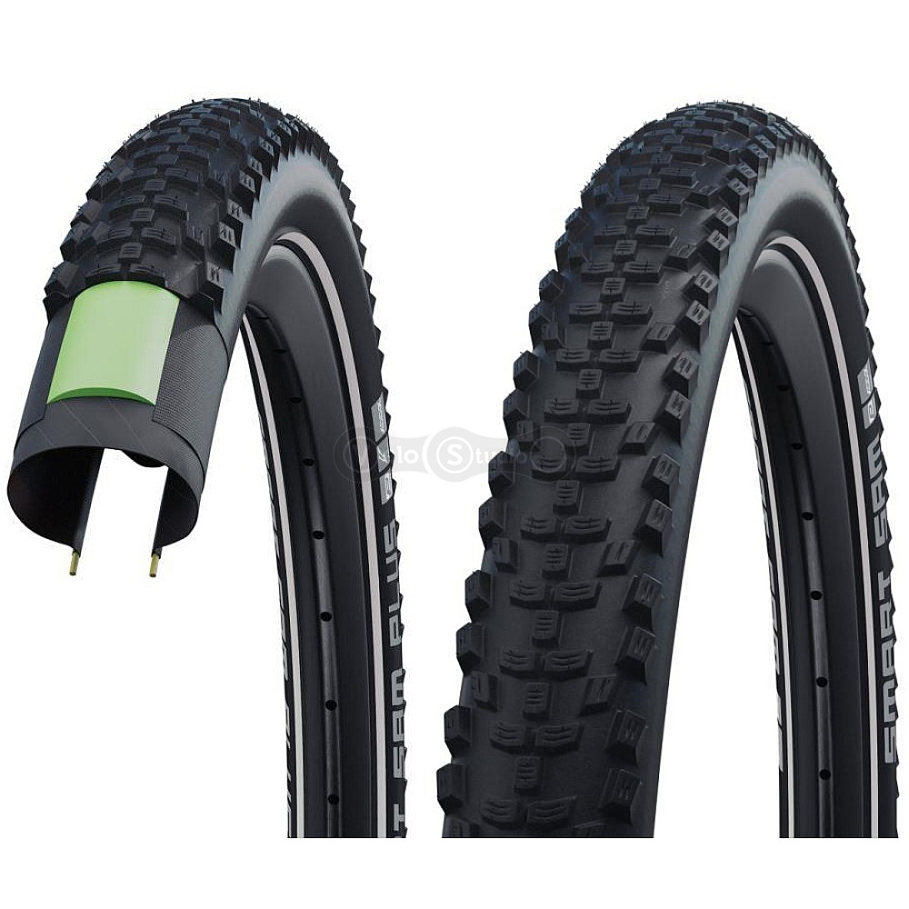 Покрышка Schwalbe Smart Sam Plus 29x2.10 Performance Line, GreenGuard, SnakeSkin, DD, ADDIX