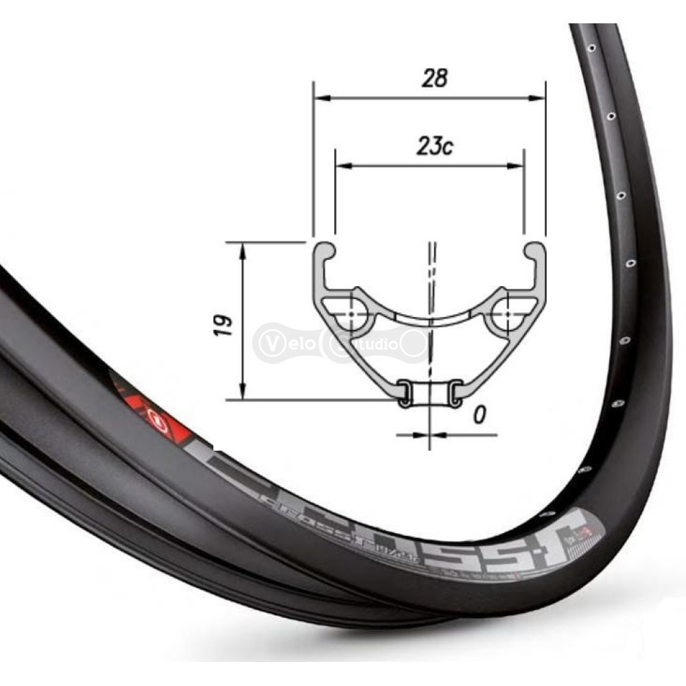 Обод Mach1 CROSS-R 23 29 дюймов, 32 спицы, Tubeless Ready