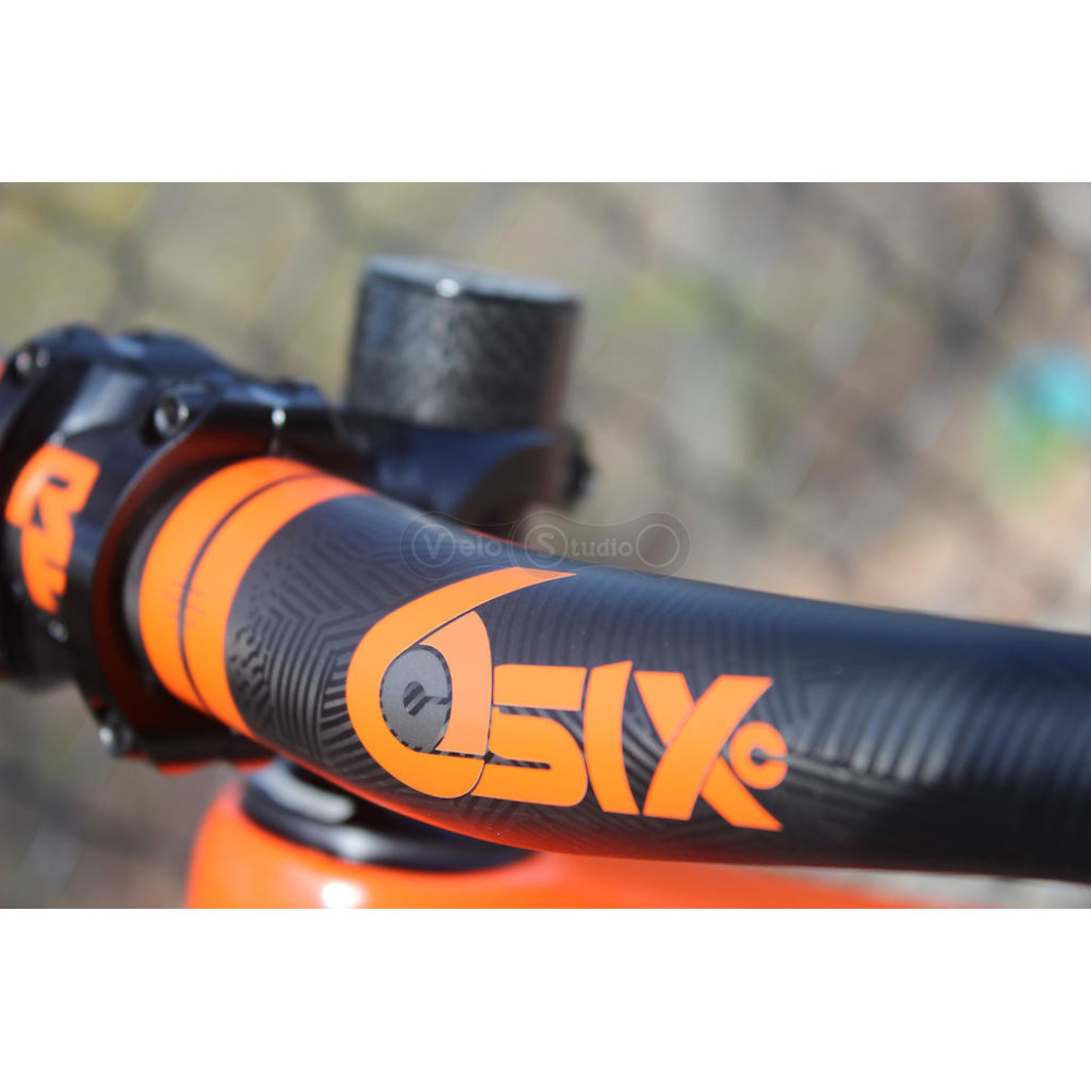 Руль Race Face SIXC 35 Carbon 820 мм подъём 20 мм оранжевый
