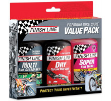 Набор Finish Line Premium Bike Care Value Pack - Dry 