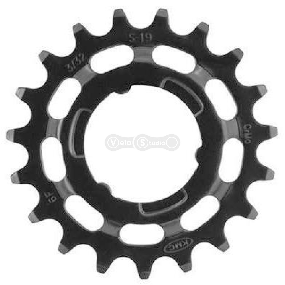 Звезда планетарной втулки KMC Shimano Nexus 19T черная 3/32