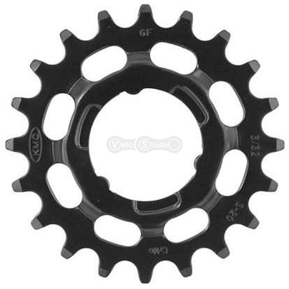 Звезда планетарной втулки KMC Shimano Nexus 20T черная 3/32