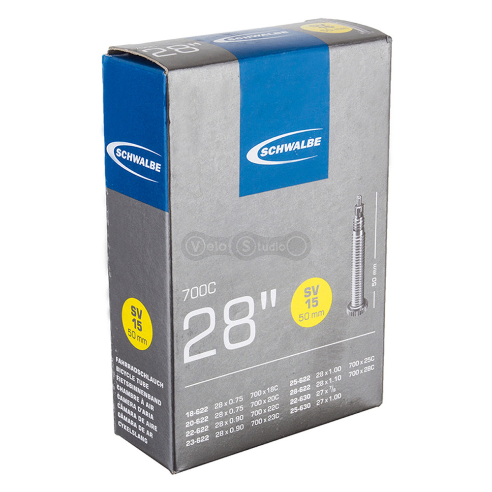 Камера Schwalbe SV15 700x18/28C (ETRTO 18/28-622) FV 50мм