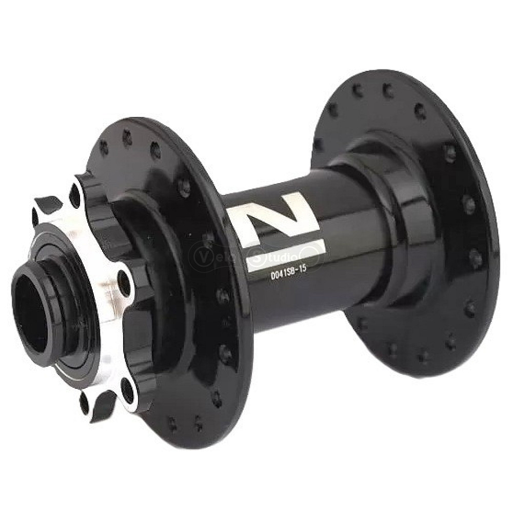 Втулка передня Novatec D041SB 100x15 мм вісь 32 спиці чорна