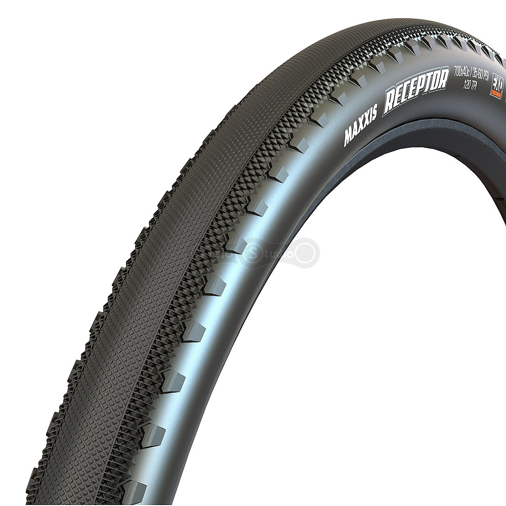 Вело покрышка Maxxis Receptor 700x45C, 60TPI, EXO, Dual Compound