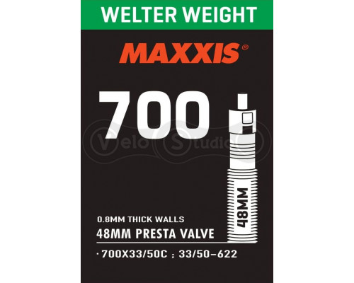 Камера Maxxis Welter Weight 700x33/50C FV 48 мм