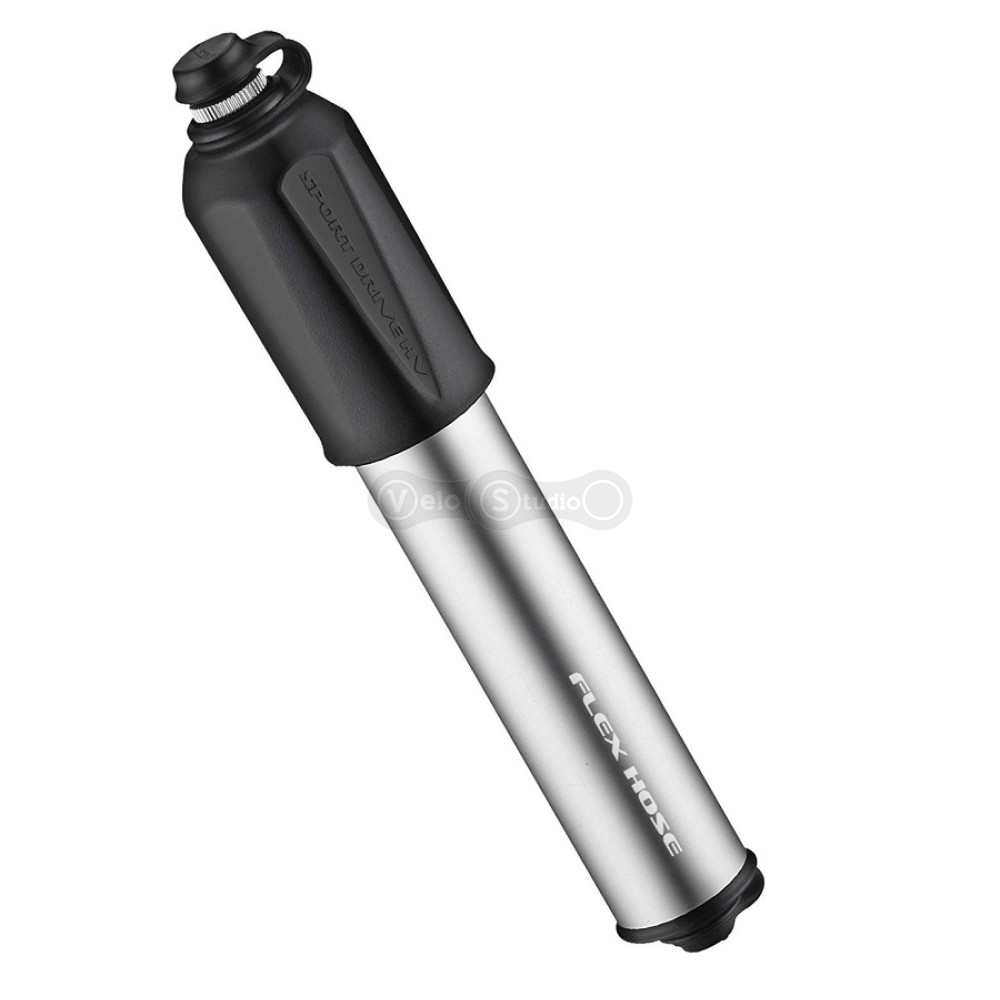 Ручной насос Lezyne HV Drive 90 psi - S 170 мм серебристый