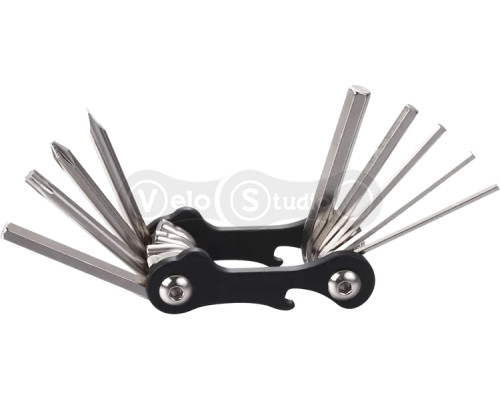 Мультитул KEN TECH KL-9834A 10 функцій: шестигранники, викрутки, відкривалки