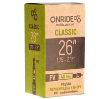Камера ONRIDE Classic 26"x1.75-2.15" FV 48 RVC 