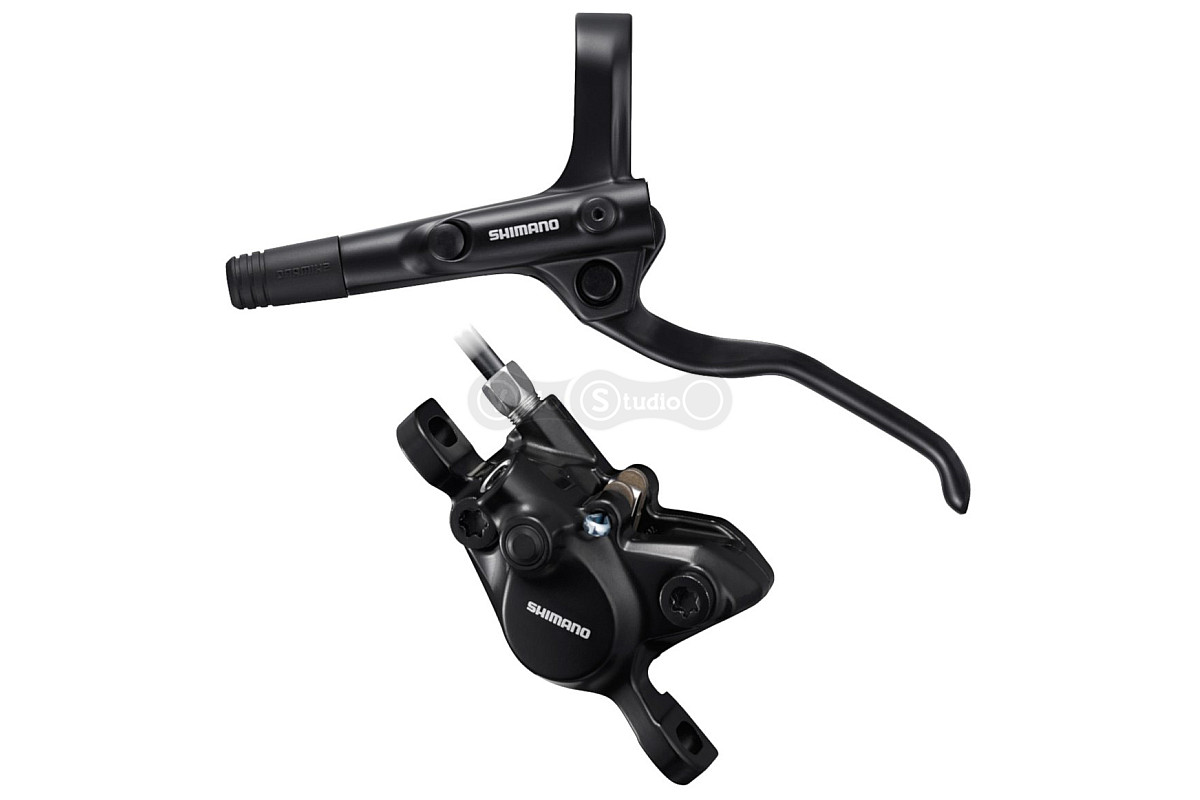 Дисковый гидравлический тормоз Shimano MT200 задний велосипедный