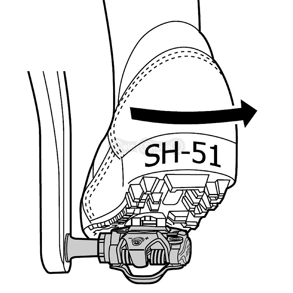Шипы Shimano SM-SH51A, MTB SPD
