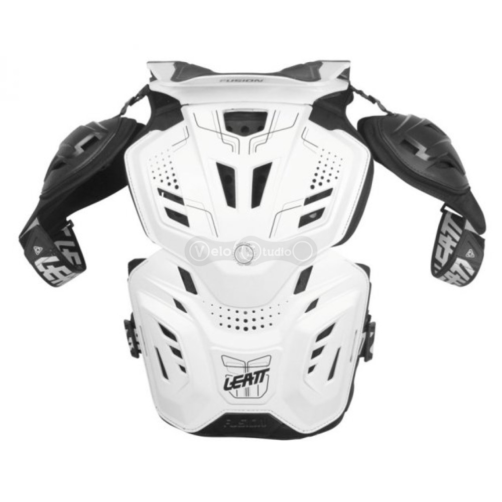 Мотозащита тела и шеи LEATT Fusion vest 3.0 White S/M (160-172 см)