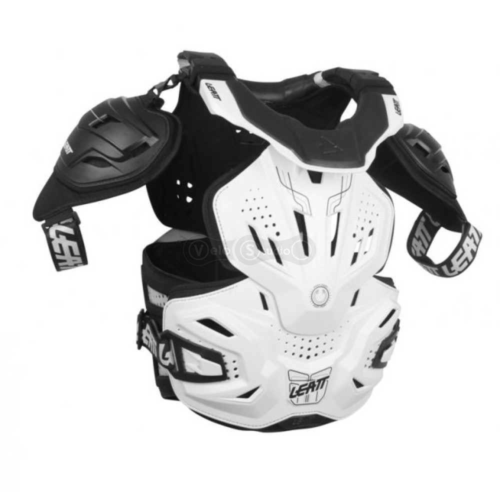 Мотозащита тела и шеи LEATT Fusion vest 3.0 White S/M (160-172 см)
