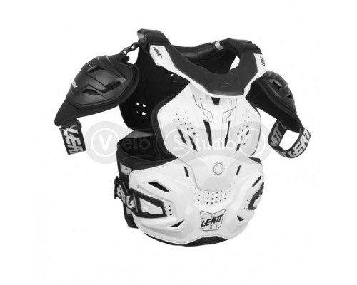 Мотозащита тела и шеи LEATT Fusion vest 3.0 White S/M (160-172 см)
