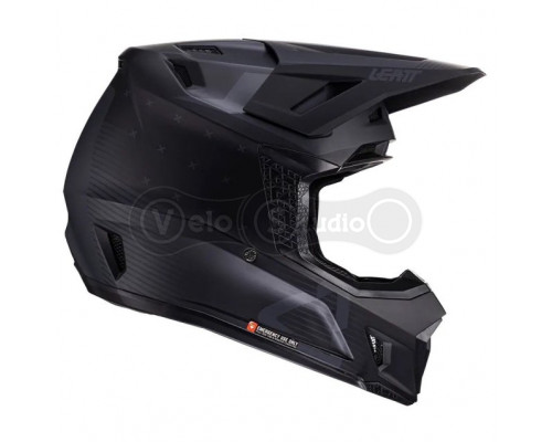 Мотошлем Leatt Helmet Moto 7.5 Stealth XL (61-62 см) + Маска Velocity 4.5