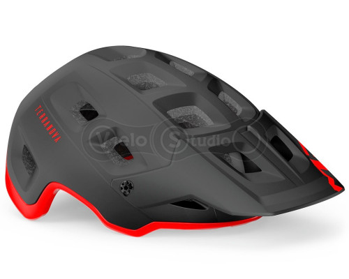 Вело шолом MET Terranova Black Red Matt Glossy M (56-58 см)