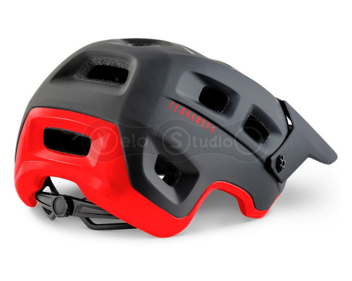 Вело шолом MET Terranova Black Red Matt Glossy M (56-58 см)