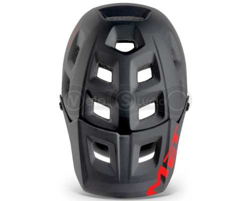 Вело шолом MET Terranova Black Red Matt Glossy M (56-58 см)