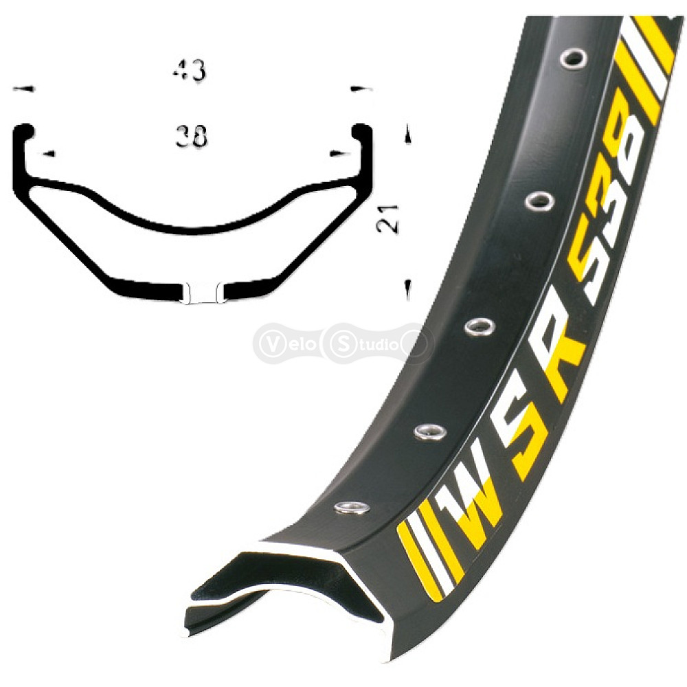 Обід Remerx WSR RX 2038, 29x38, 32 спиці, AV, E-Bike