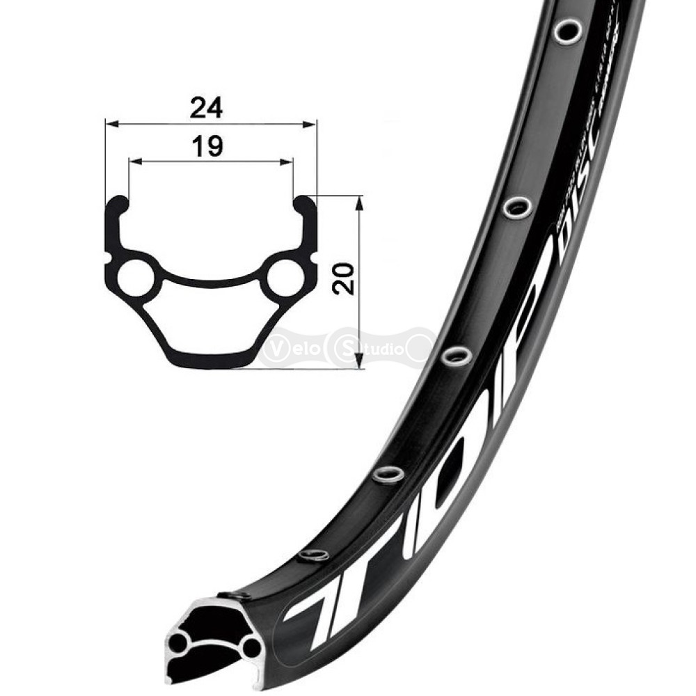 Обід Remerx TOP DISC RX 3019, 27,5x19, 32 спиці, AV